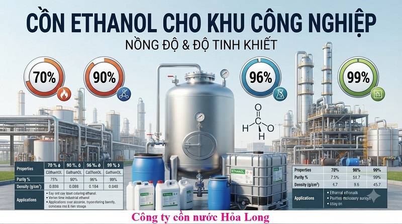 Cồn Ethanol Cho Khu Công Nghiệp – Giải Pháp Cung Ứng Ổn Định Cho Doanh Nghiệp